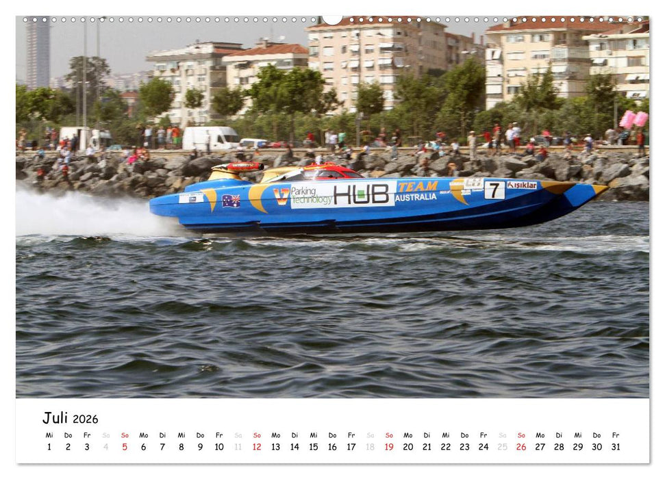 Offshore Powerboats (CALVENDO Premium Wandkalender 2026)