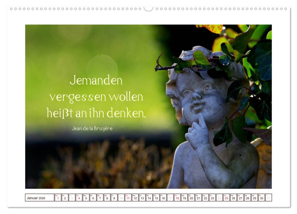 Engel-Kalender mit Zitaten / CH-Version (CALVENDO Wandkalender 2026)