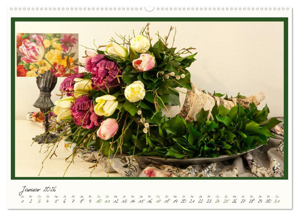 Raum für Blumen (CALVENDO Wandkalender 2026)