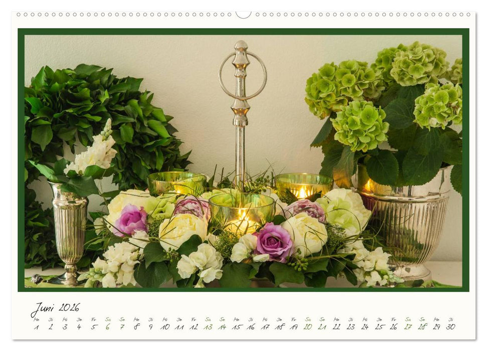 Raum für Blumen (CALVENDO Wandkalender 2026)
