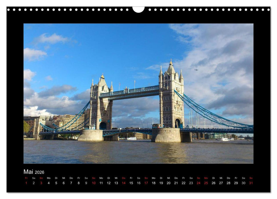 Brücken weltweit (CALVENDO Wandkalender 2026)