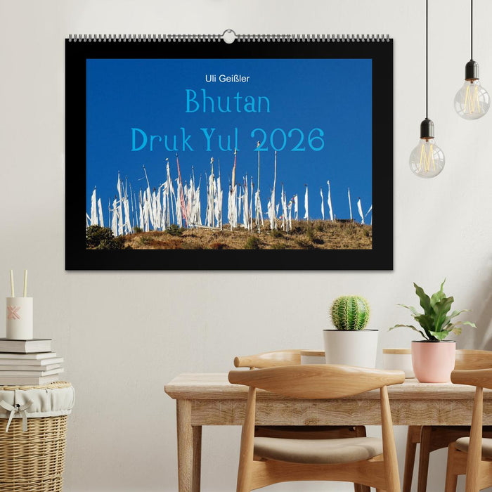 Bhutan Druk Yul 2026 (CALVENDO Wandkalender 2026)