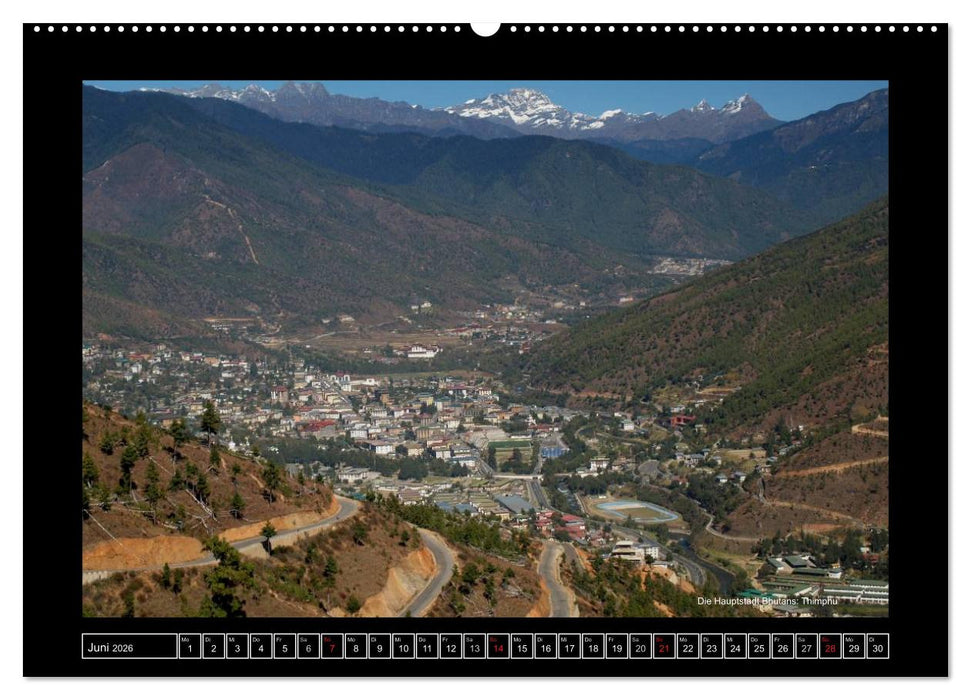 Bhutan Druk Yul 2026 (CALVENDO Wandkalender 2026)