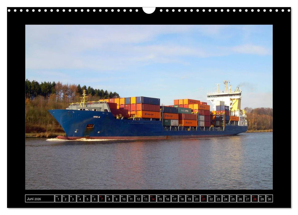 Containerschiffe (CALVENDO Wandkalender 2026)