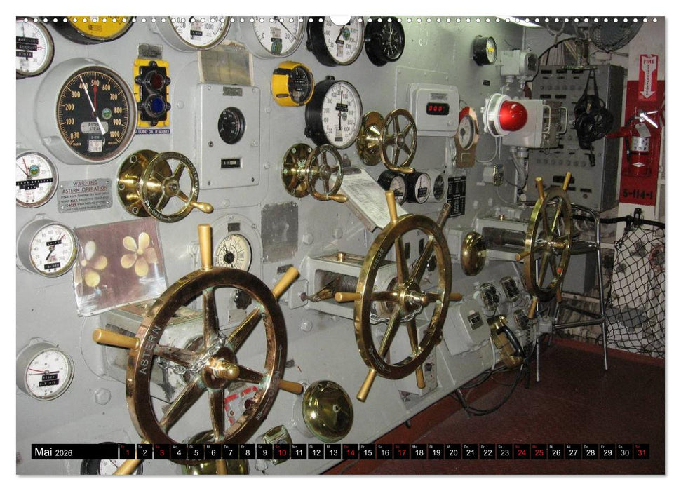 Kriegsschiffe der USA (CALVENDO Wandkalender 2026)