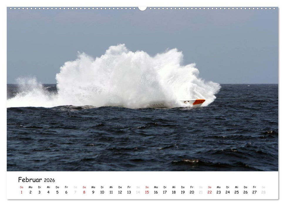 Offshore Powerboats (CALVENDO Wandkalender 2026)
