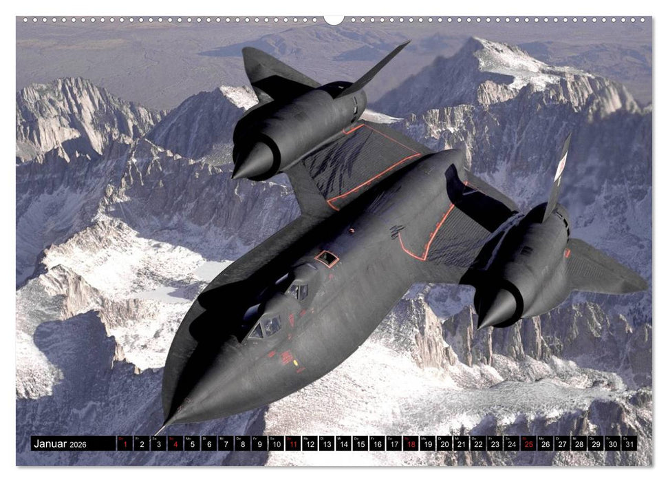 Kampfflugzeuge USA (CALVENDO Wandkalender 2026)