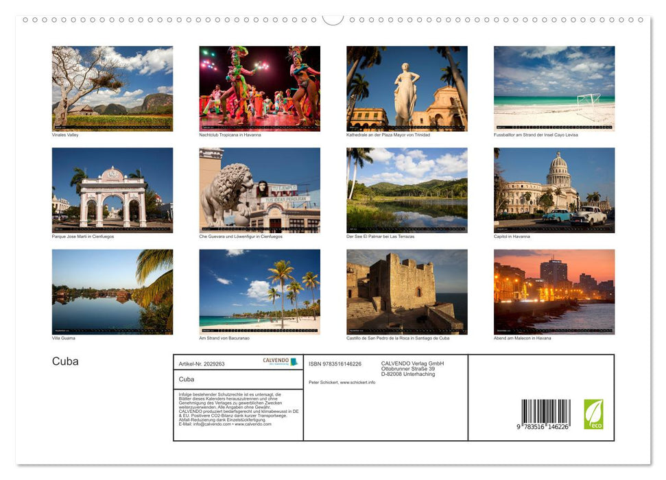 Cuba (CALVENDO Premium Wandkalender 2026)