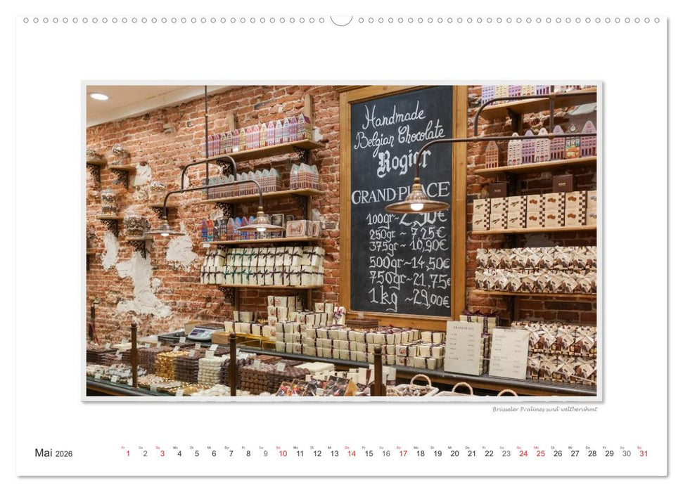 Emotionale Momente: Brüssel - Hauptstadt Europas (CALVENDO Premium Wandkalender 2026)