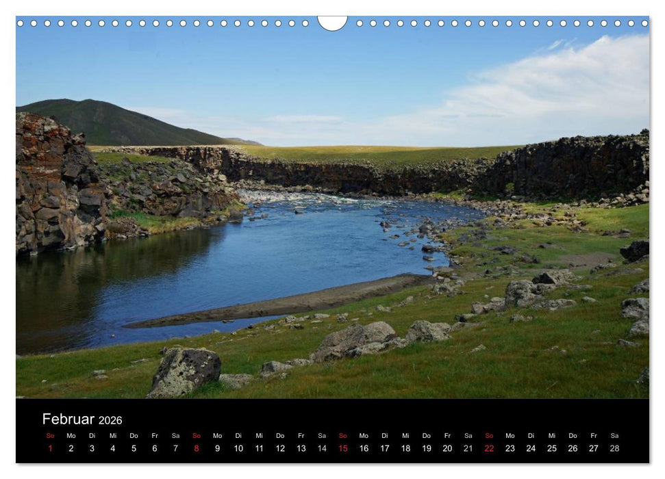 Einsame Mongolei (CALVENDO Wandkalender 2026)