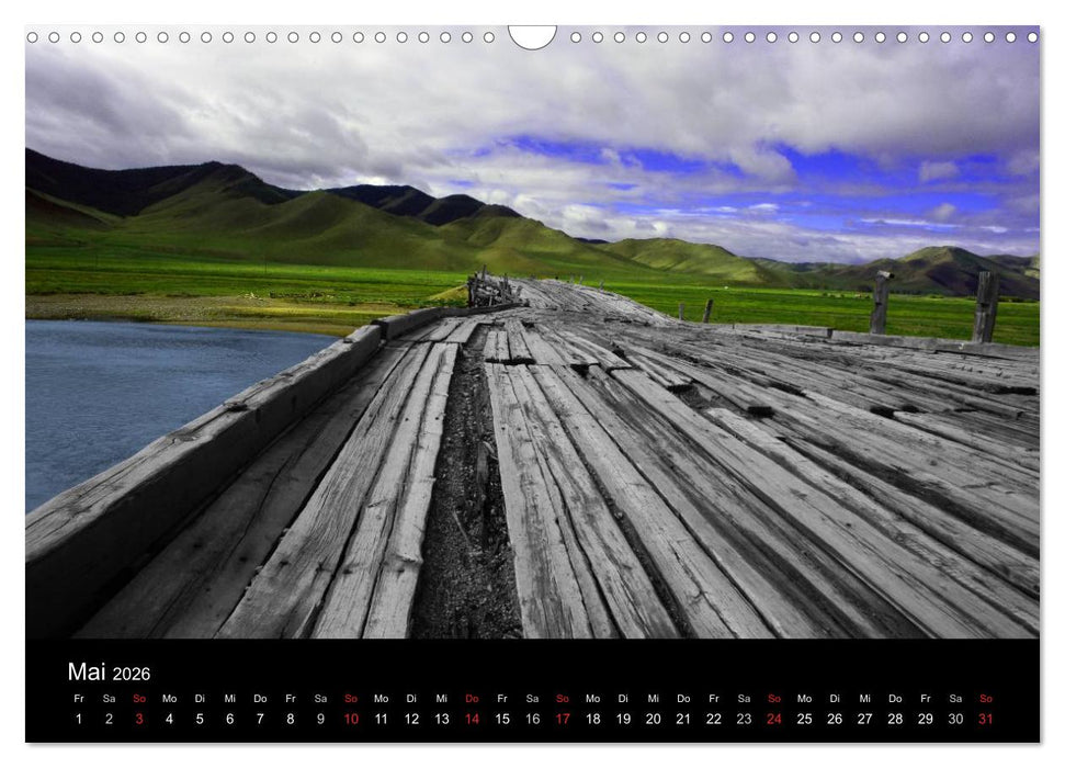 Einsame Mongolei (CALVENDO Wandkalender 2026)
