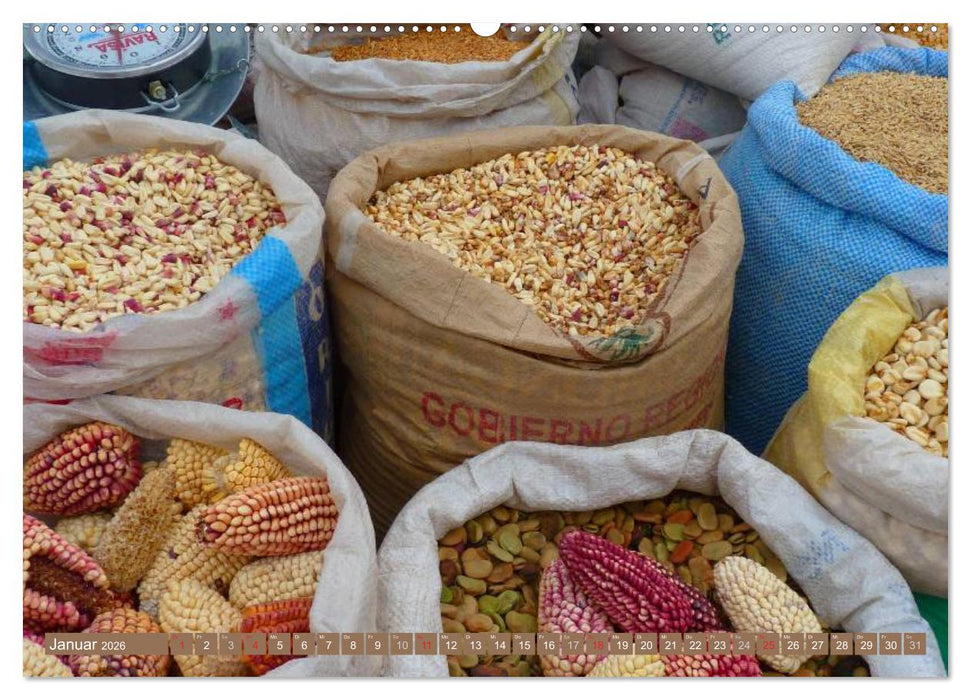 Perú. Impressionen (CALVENDO Premium Wandkalender 2026)