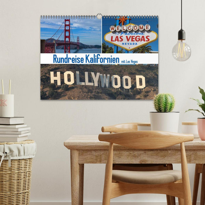 Rundreise Kalifornien mit Las Vegas (CALVENDO Wandkalender 2026)