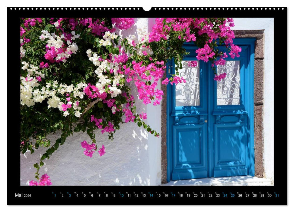 Santorini (CALVENDO Premium Wandkalender 2026)