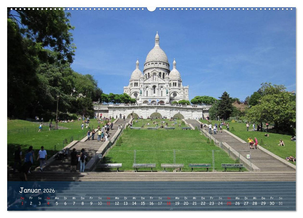 Paris (CALVENDO Premium Wandkalender 2026)