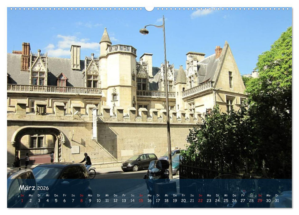 Paris (CALVENDO Premium Wandkalender 2026)