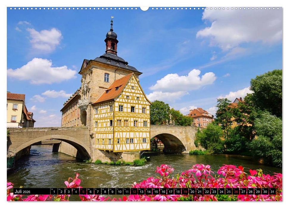 Bamberg und Fränkische Schweiz (CALVENDO Premium Wandkalender 2026)