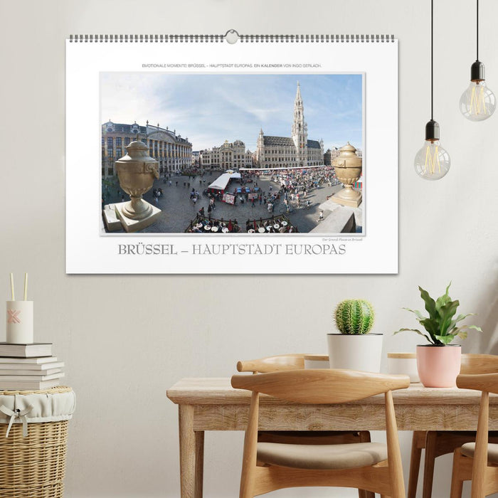 Emotionale Momente: Brüssel - Hauptstadt Europas (CALVENDO Wandkalender 2026)