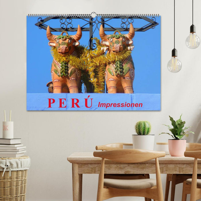 Perú. Impressionen (CALVENDO Wandkalender 2026)