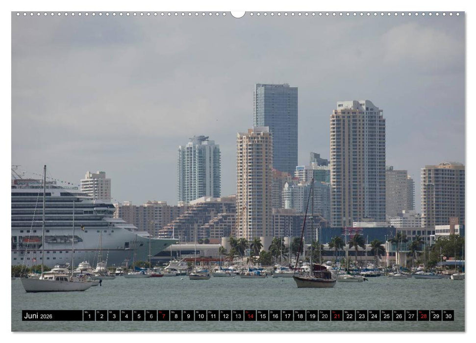 Miami und Florida (CALVENDO Wandkalender 2026)