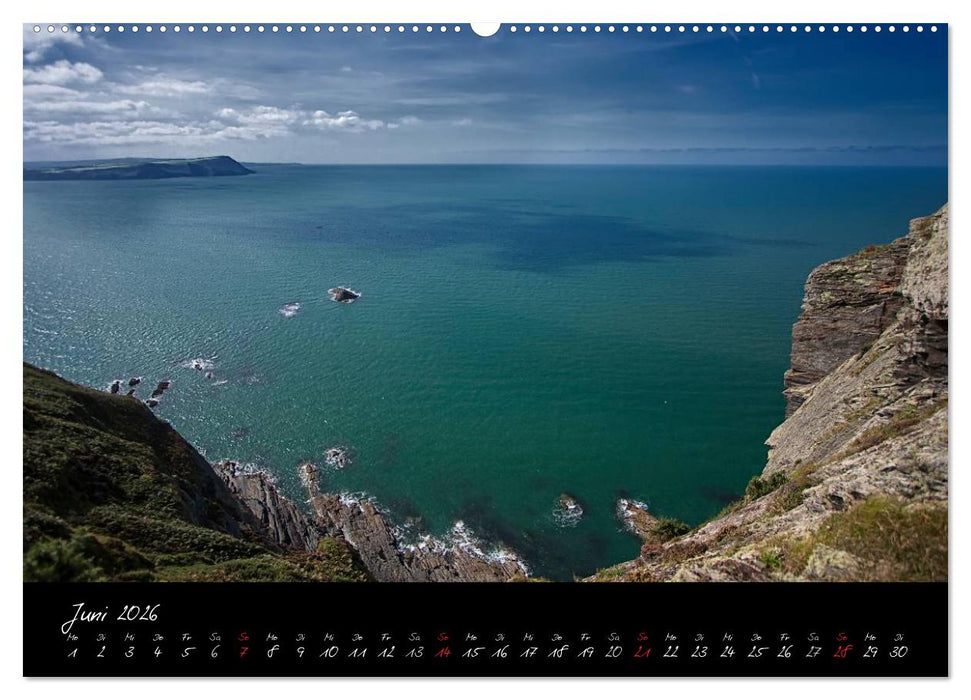 Wales - Pembrokeshire Coast Path (CALVENDO Wandkalender 2026)