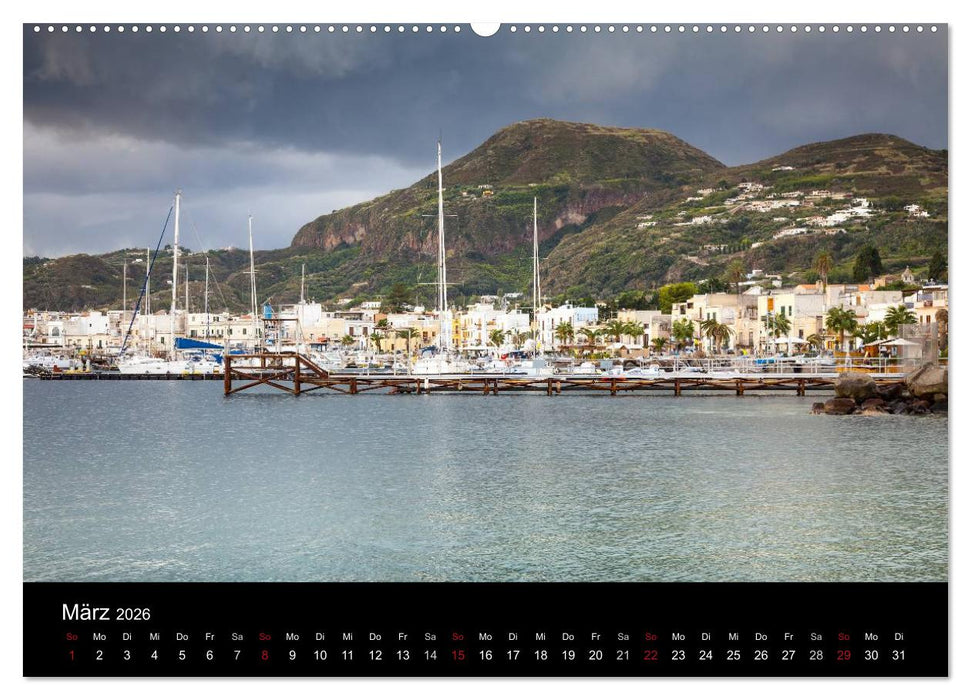 Liparische Inseln (CALVENDO Premium Wandkalender 2026)