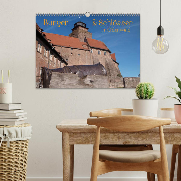 Burgen & Schlösser im Odenwald (CALVENDO Wandkalender 2026)