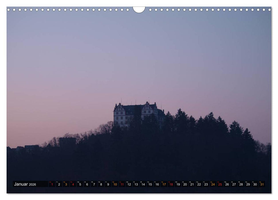 Burgen & Schlösser im Odenwald (CALVENDO Wandkalender 2026)