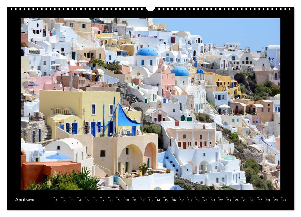 Santorini (CALVENDO Wandkalender 2026)