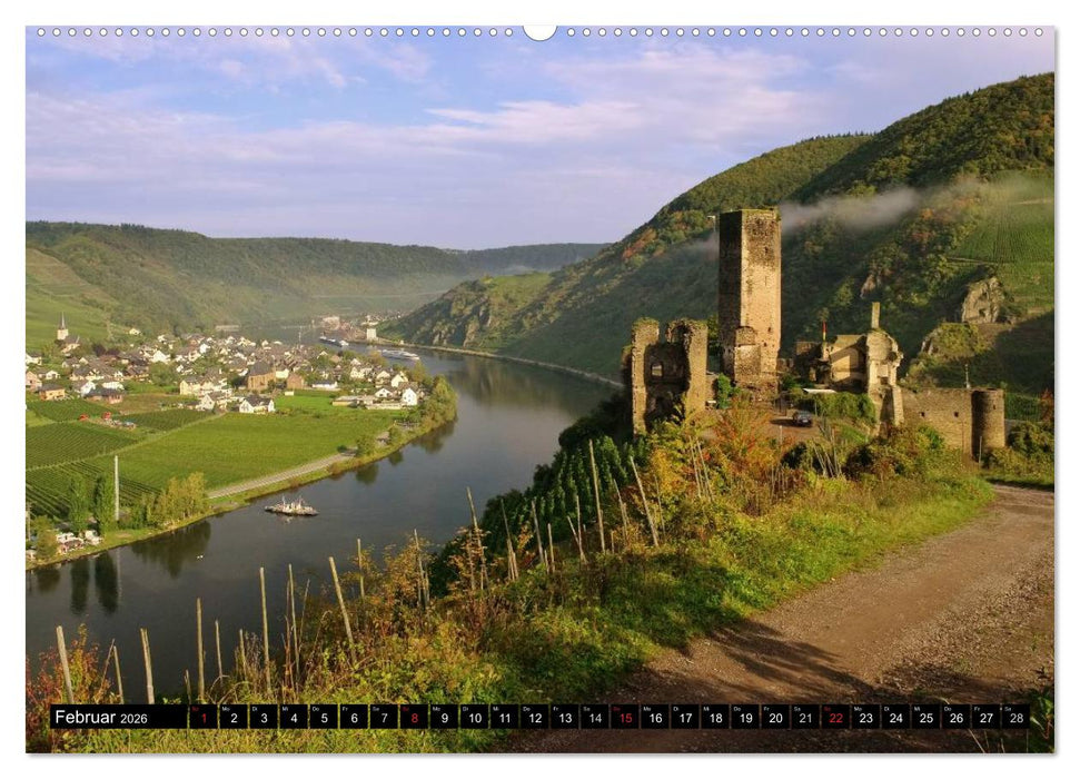Entlang der Mosel (CALVENDO Wandkalender 2026)