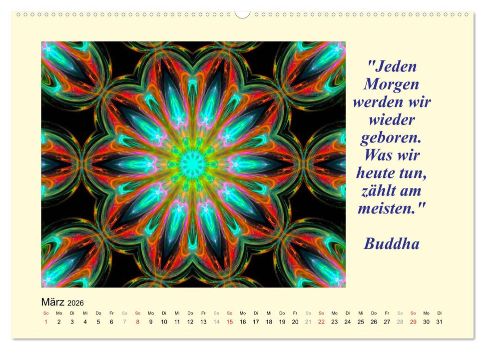 Meditation - Asiatische Weisheiten (CALVENDO Premium Wandkalender 2026)