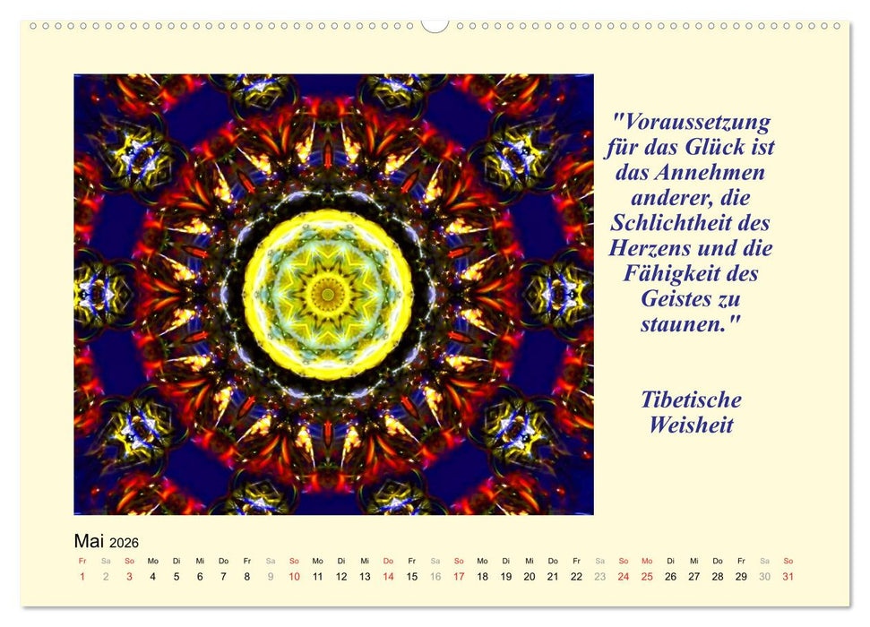 Meditation - Asiatische Weisheiten (CALVENDO Premium Wandkalender 2026)
