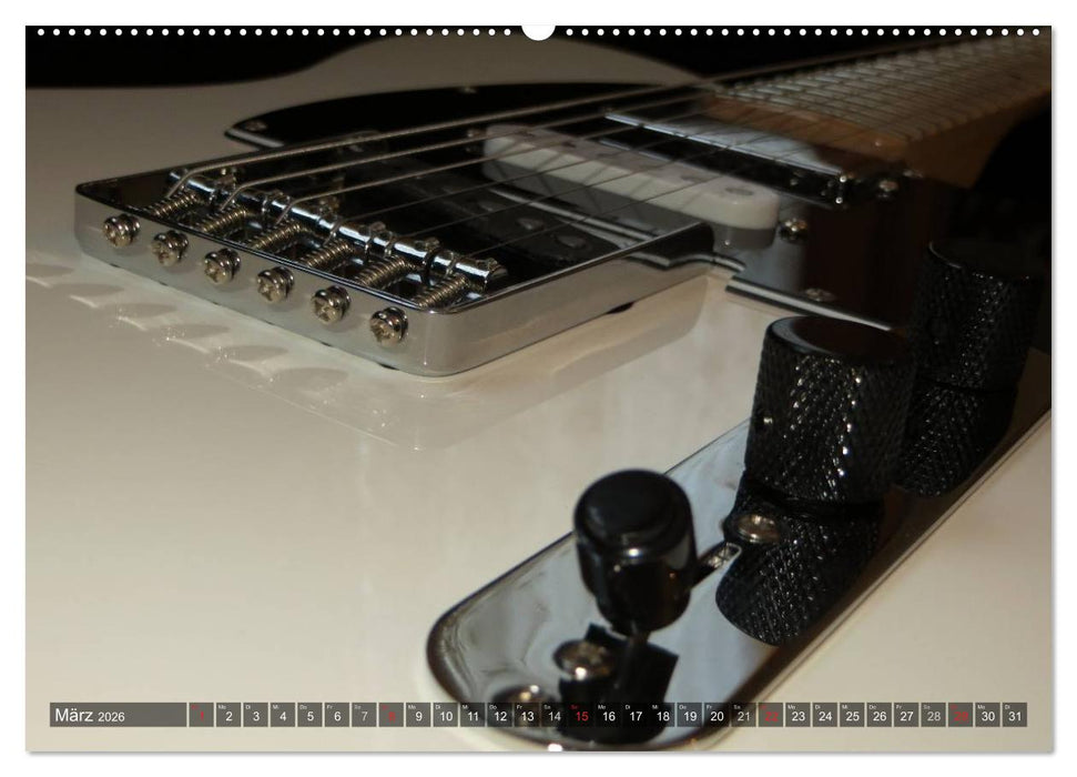 GITARREN Closeups (CALVENDO Premium Wandkalender 2026)