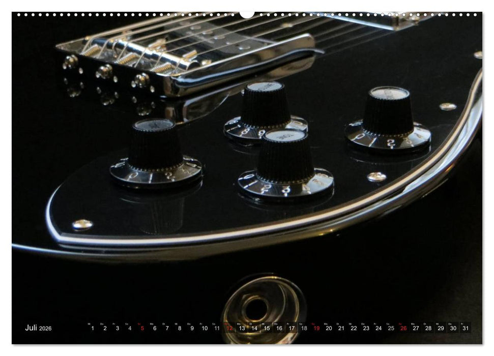 GITARREN Closeups (CALVENDO Premium Wandkalender 2026)