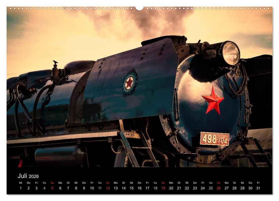 Lokomotiven 2026 (CALVENDO Premium Wandkalender 2026)