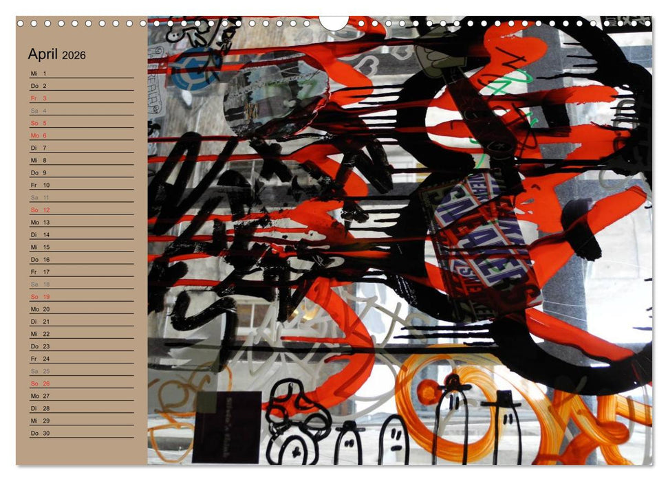 Street-Art Berlin (CALVENDO Wandkalender 2026)