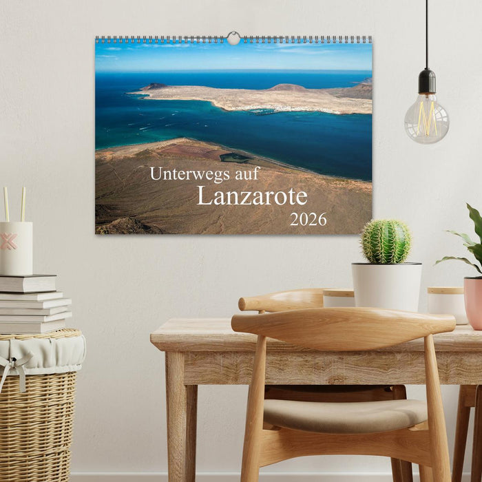 Unterwegs auf Lanzarote (CALVENDO Wandkalender 2026)