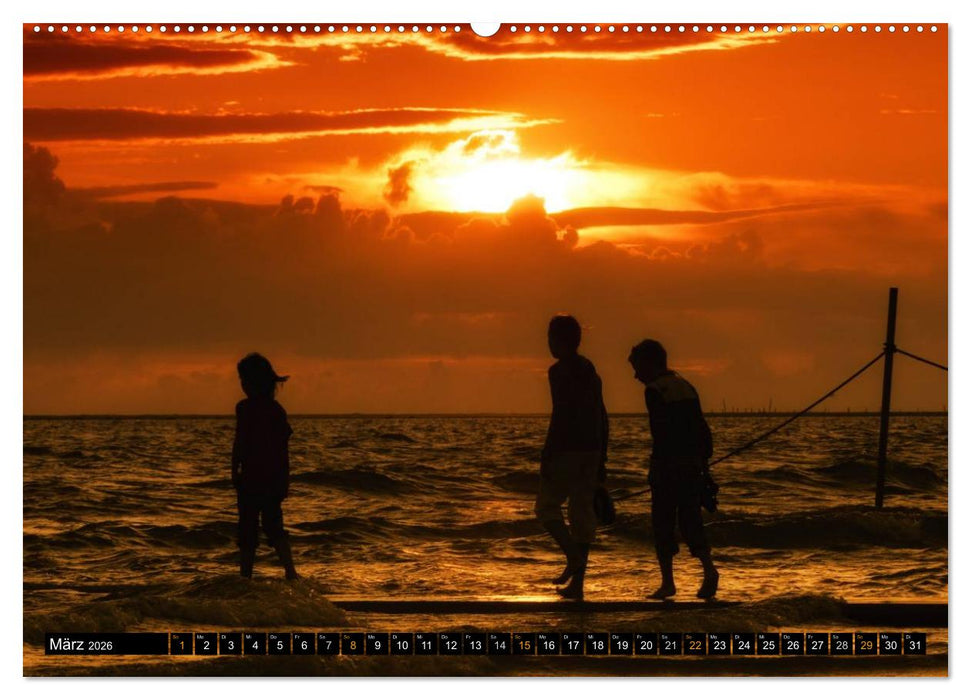 Borkum (CALVENDO Premium Wandkalender 2026)