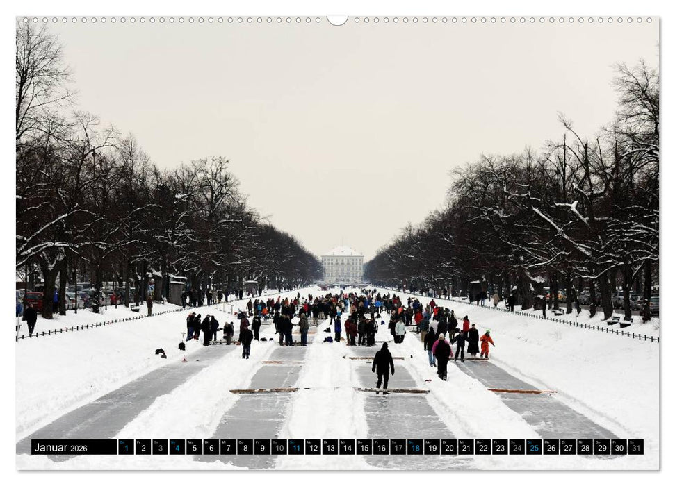 München - Facetten einer Stadt (CALVENDO Premium Wandkalender 2026)