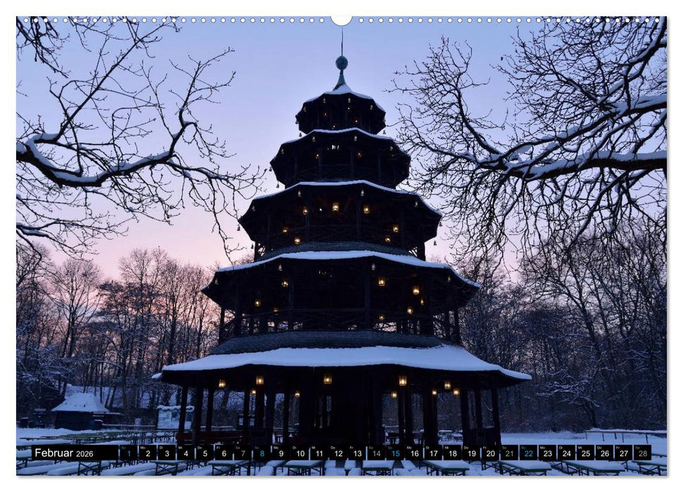 München - Facetten einer Stadt (CALVENDO Premium Wandkalender 2026)