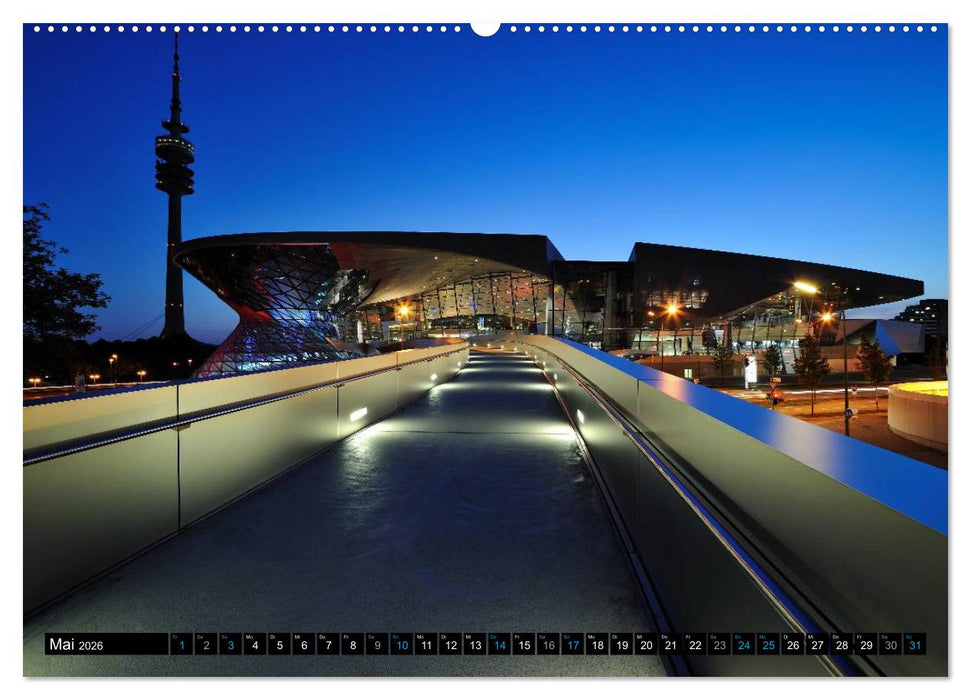 München - Facetten einer Stadt (CALVENDO Premium Wandkalender 2026)