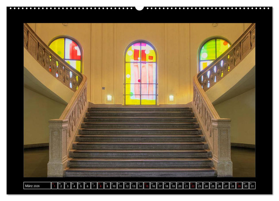 Hamburger Treppenhäuser (CALVENDO Premium Wandkalender 2026)