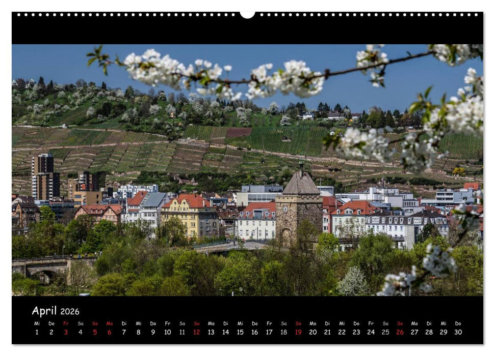 Esslingen am Neckar - Vom Mittelalter in die Moderne (CALVENDO Premium Wandkalender 2026)