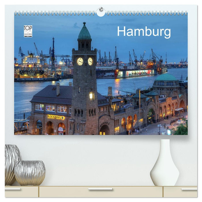 Hamburg (CALVENDO Premium Wandkalender 2026)