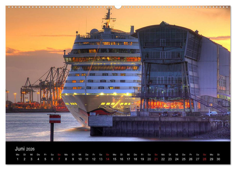 Hamburg (CALVENDO Premium Wandkalender 2026)