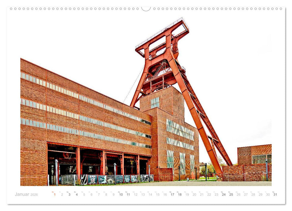 Zeche Zollverein. Weltkulturerbe. (CALVENDO Premium Wandkalender 2026)