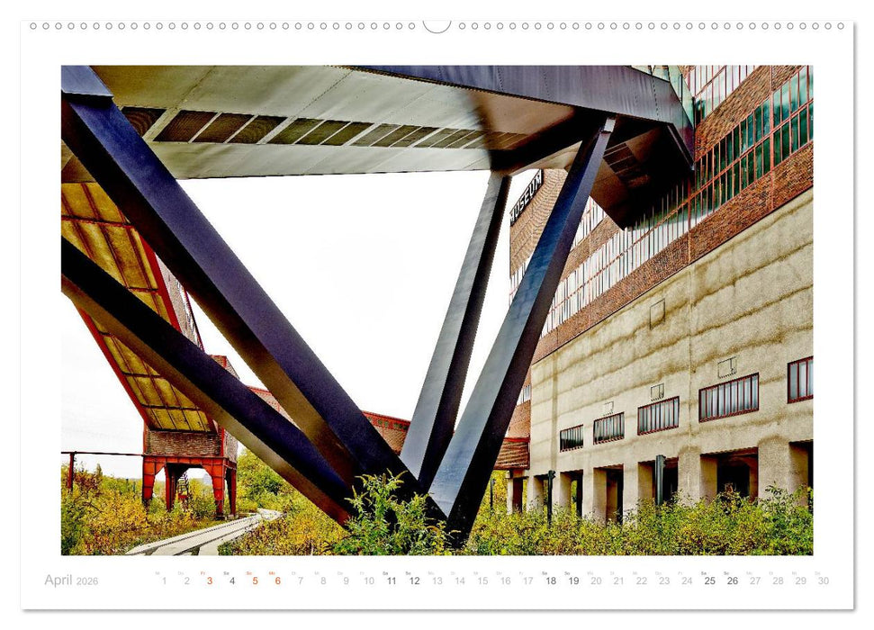 Zeche Zollverein. Weltkulturerbe. (CALVENDO Premium Wandkalender 2026)