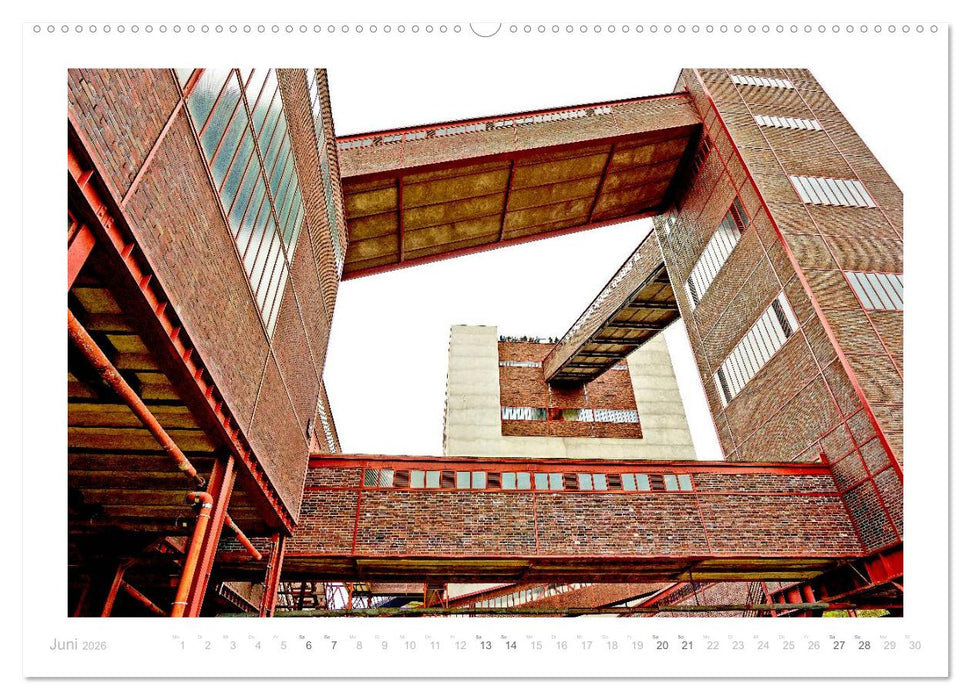 Zeche Zollverein. Weltkulturerbe. (CALVENDO Premium Wandkalender 2026)