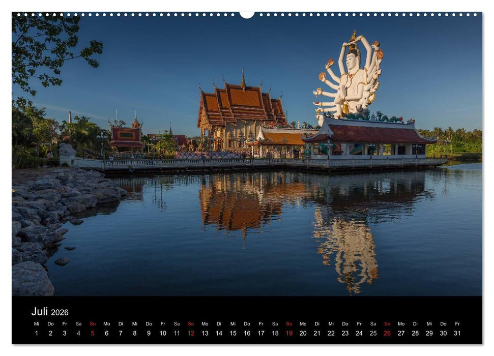 Koh Samui (CALVENDO Premium Wandkalender 2026)