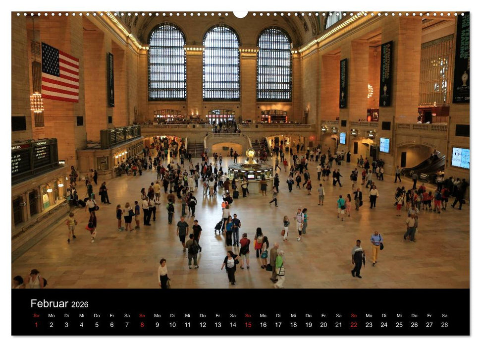 New York City (CALVENDO Premium Wandkalender 2026)